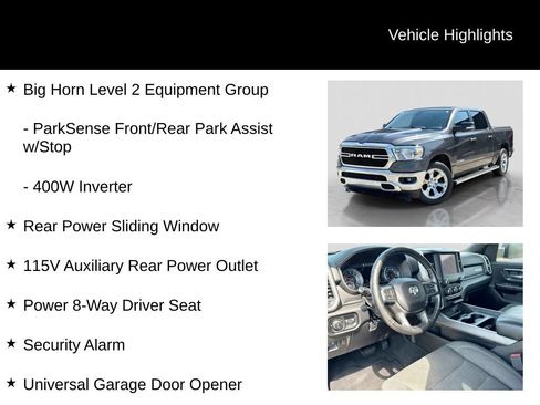 Used 2019 RAM 1500 Big Horn AWD/4WD image 26