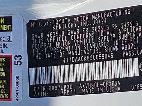Used 2025 Toyota Camry XSE FWD image 44