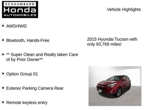 Used 2015 Hyundai Tucson SE AWD/4WD image 7