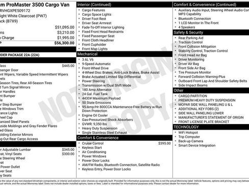 Used 2023 RAM ProMaster 3500 image 6