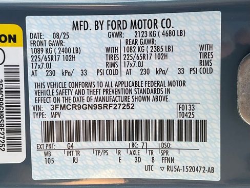 New 2025 Ford Bronco Sport Heritage w/ Convenience Package image 69