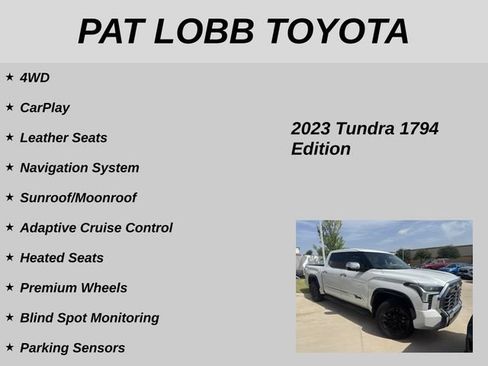 Used 2023 Toyota Tundra 1794 Edition w/ TRD Off-Road Package AWD/4WD image 11