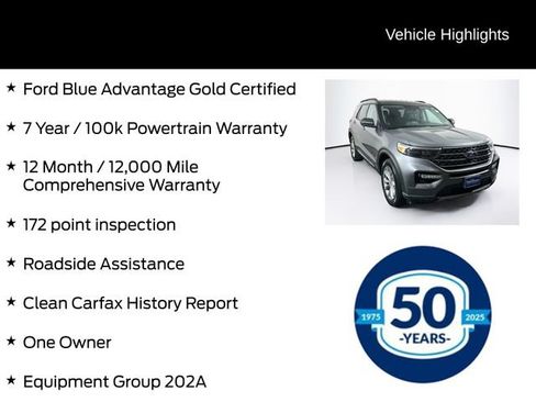 Certified 2023 Ford Explorer XLT w/ Equipment Group 202A AWD/4WD image 6