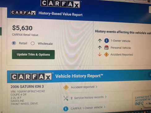 Used 2006 Saturn ION Level 3 w/ Sun & Sound Pkg image 7