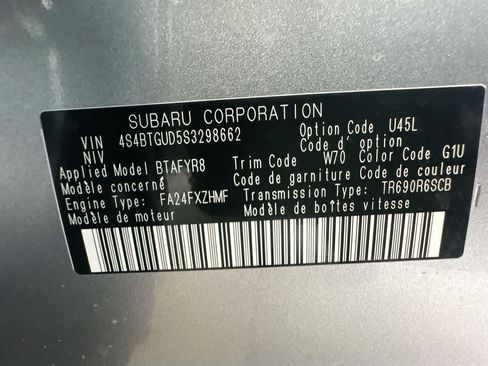 Certified 2025 Subaru Outback Wilderness AWD/4WD image 29