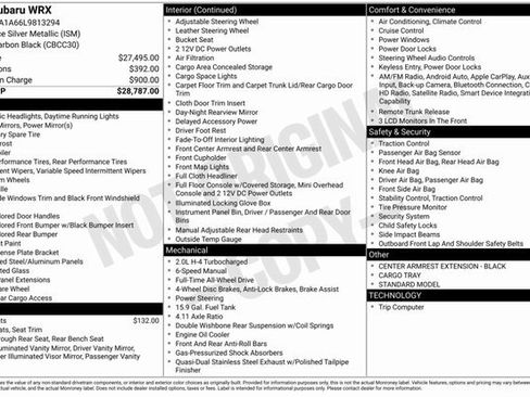 Used 2020 Subaru WRX image 4