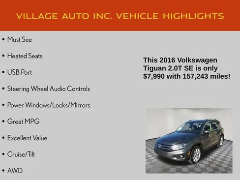 Used 2016 Volkswagen Tiguan SE image 7