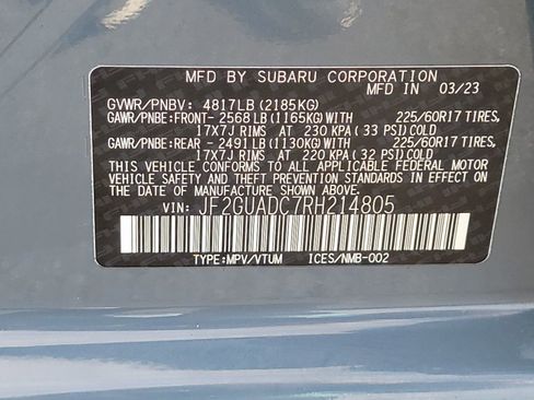 Used 2024 Subaru Crosstrek 2.0i Premium image 17