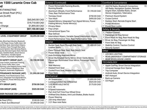 Used 2019 RAM 1500 Laramie AWD/4WD image 4