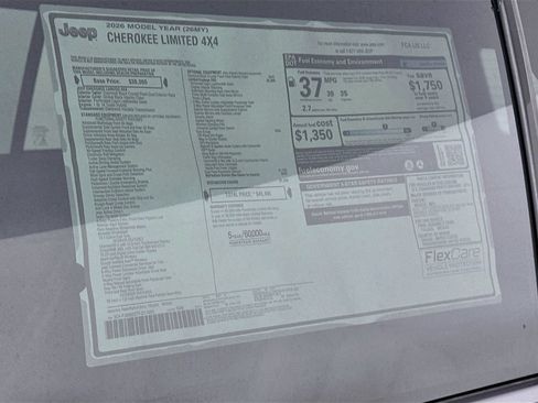 New 2026 Jeep Cherokee Limited AWD/4WD image 21