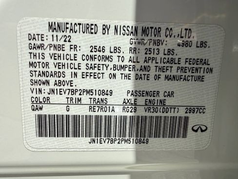Used 2023 INFINITI Q50 Luxe w/ Cargo Package RWD image 48