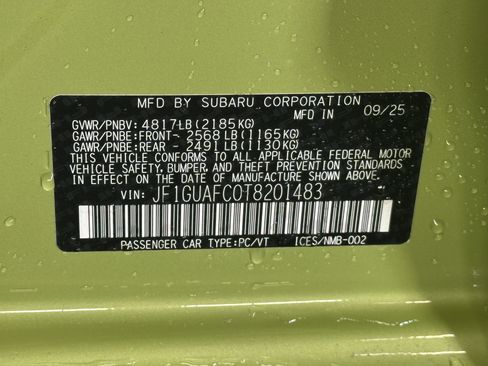 New 2026 Subaru Impreza 2.0i Sport image 19