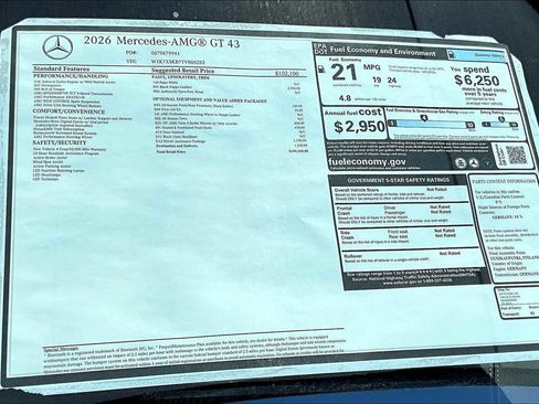 New 2026 Mercedes-Benz AMG GT 43 image 22