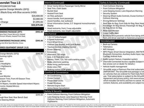 Used 2024 Chevrolet Trax LS w/ LS Convenience Package FWD image 4