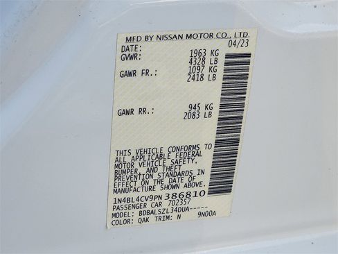 Used 2023 Nissan Altima 2.5 SR image 26