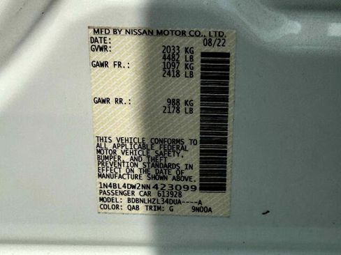 Used 2022 Nissan Altima 2.5 SV image 24