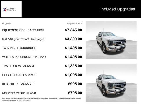 Used 2022 Ford F150 Lariat w/ Equipment Group 502A High AWD/4WD image 7