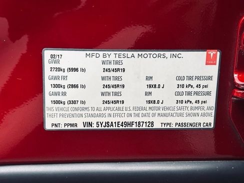 Used 2017 Tesla Model S P100D AWD/4WD image 45