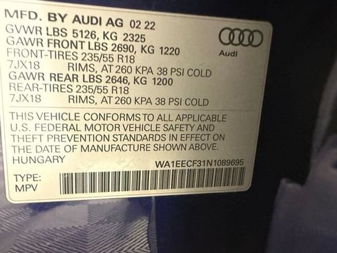 Certified 2022 Audi Q3 2.0T Premium Plus w/ Premium Plus Package AWD/4WD image 27