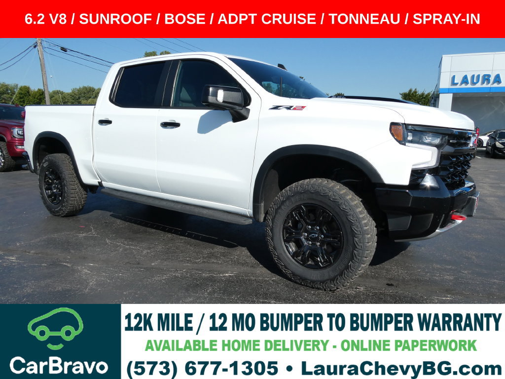 Used 2022 Chevrolet Silverado 1500 ZR2 w/ Technology Package AWD/4WD image 1