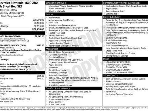 Used 2025 Chevrolet Silverado 1500 ZR2 w/ Technology Package image 32