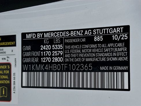 New 2026 Mercedes-Benz CLE 300 4MATIC Cabriolet image 33