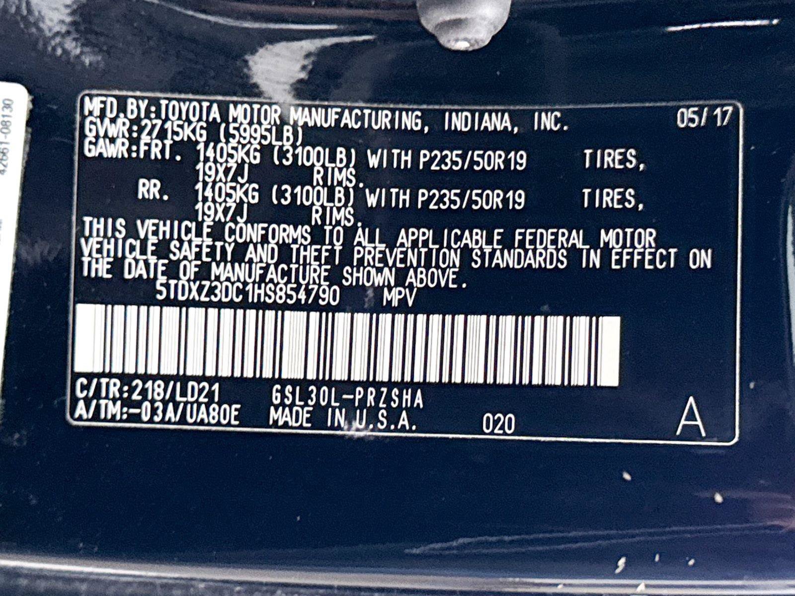 Used 2017 Toyota Sienna SE Premium FWD image 28