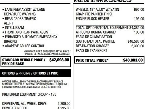 Used 2023 Cadillac CT4 Sport image 2