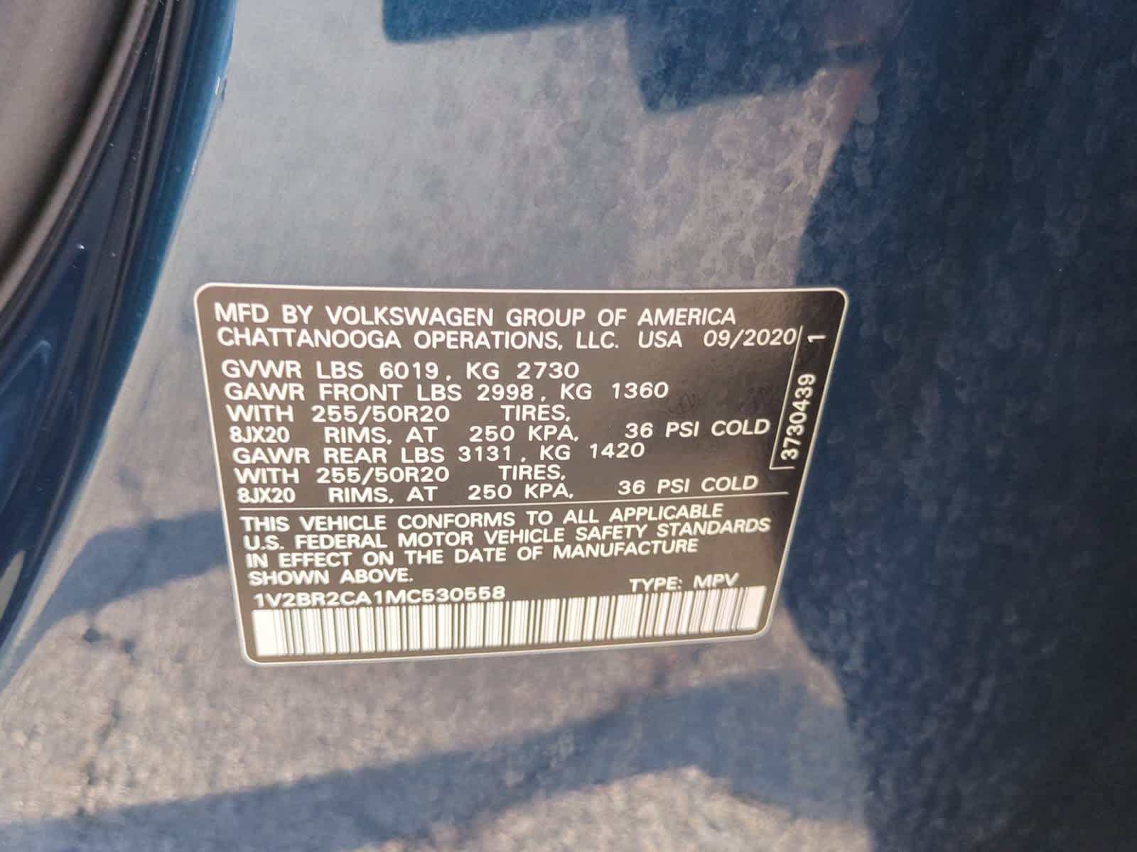 Used 2021 Volkswagen Atlas SEL AWD/4WD image 34