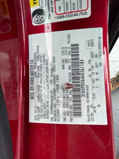 Used 2010 Ford Fusion SE FWD image 11