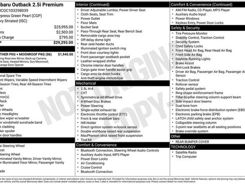 Used 2013 Subaru Outback 2.5i Premium image 6
