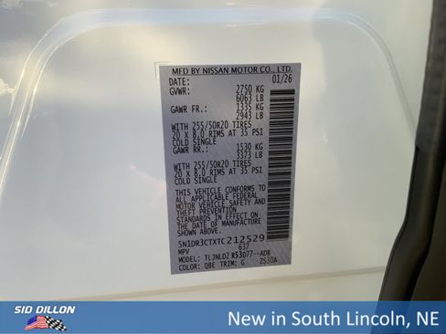 New 2026 Nissan Pathfinder SL w/ SL Premium Package image 12