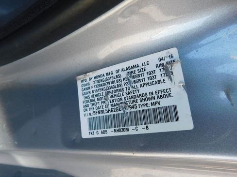 Used 2016 Honda Odyssey EX-L image 9