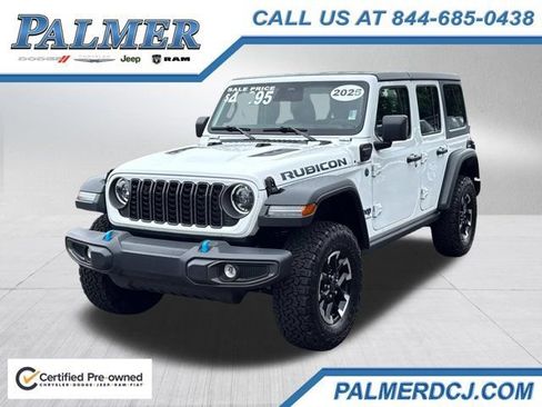 Certified 2025 Jeep Wrangler Unlimited Rubicon 4xe w/ Safety Group AWD/4WD image 1