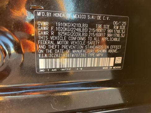 Certified 2026 Honda HR-V LX image 10