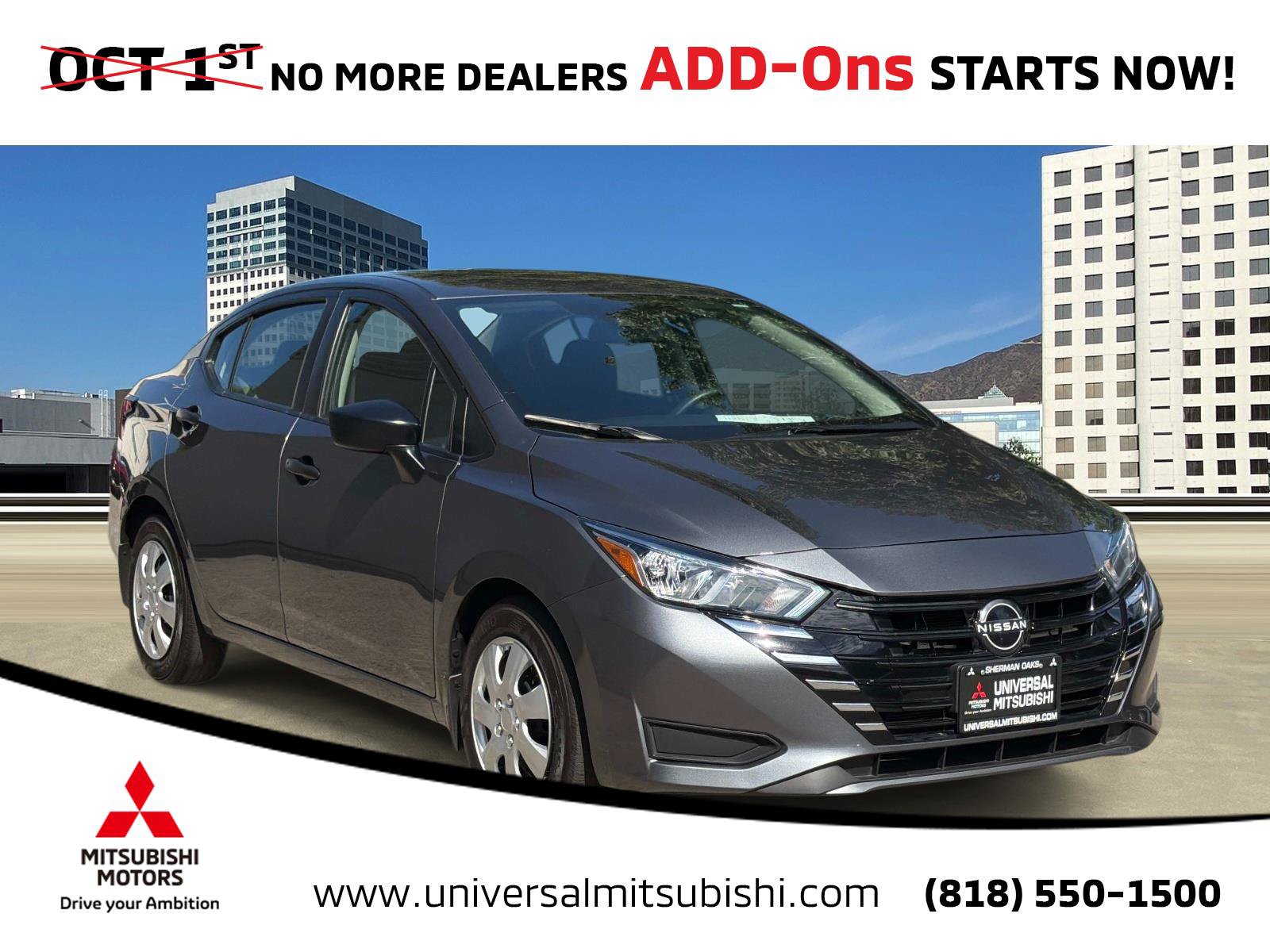 Used 2024 Nissan Versa S w/ Trunk Package FWD image 1