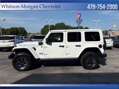 Used 2022 Jeep Wrangler Unlimited Rubicon 4xe w/ Cold Weather Group AWD/4WD image 2