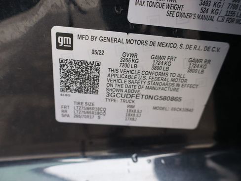 Used 2022 Chevrolet Silverado 1500 LT Trail Boss w/ LT Trail Boss Premium Package image 53