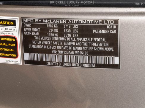 Used 2018 McLaren 570S Coupe RWD image 41