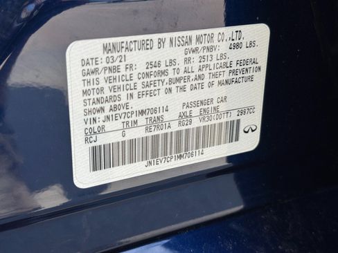 Used 2021 INFINITI Q50 Sensory w/ Cargo Package RWD image 50