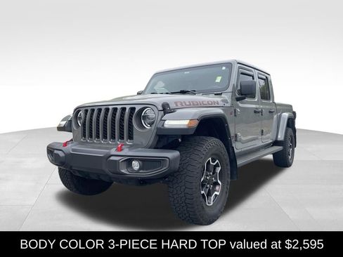 Used 2021 Jeep Gladiator Rubicon w/ LED Lighting Group image 1