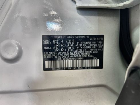 Used 2023 Subaru Ascent Onyx Edition Limited image 40