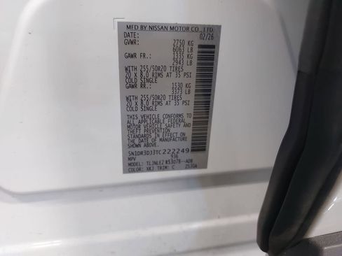 New 2026 Nissan Pathfinder Platinum AWD/4WD image 38