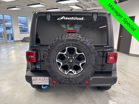 Used 2023 Jeep Wrangler Unlimited Rubicon 4xe w/ Safety Group image 7