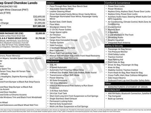 Used 2017 Jeep Grand Cherokee Laredo w/ Quick Order Package 23E image 15