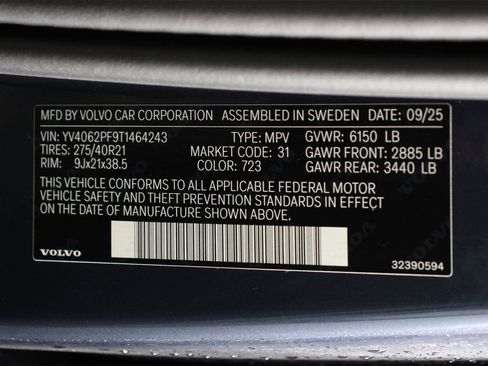 New 2026 Volvo XC90 B6 Ultra image 17