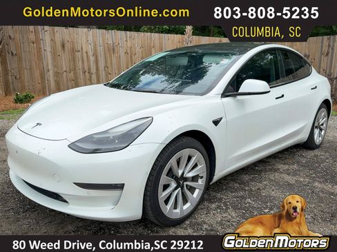 Used 2022 Tesla Model 3 Long Range AWD/4WD image 1