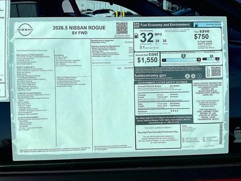 New 2026 Nissan Rogue SV image 12