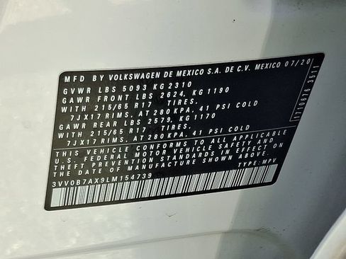 Used 2020 Volkswagen Tiguan S AWD/4WD image 27