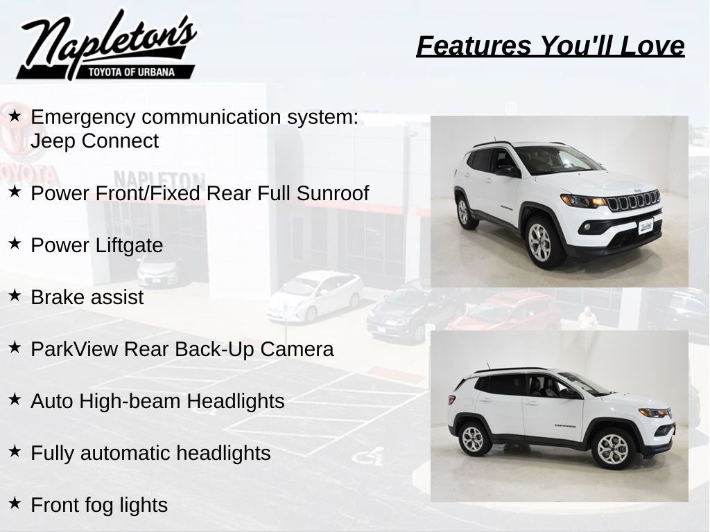 Used 2025 Jeep Compass Latitude w/ Sun & Sound Group AWD/4WD image 13